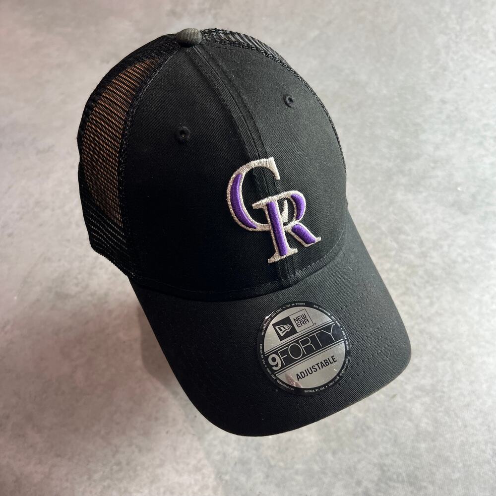 The Colorado Rockies 9FORTY New Era Trucker Hat SnapBack one Size NWT